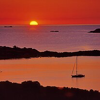Sonnenaufgang an der Costa Smeralda