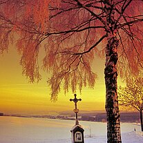 Marterl bei Pichlberg im Winter