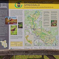 Infotafel Spreewald