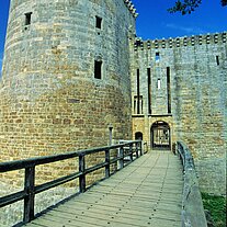 Brücke zum Chateau de la Hunaudaye