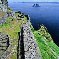 Blick zum Festland und auf little Skellig
