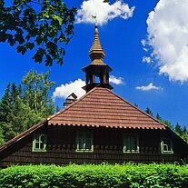 Giebel eines Böhmerwaldhauses