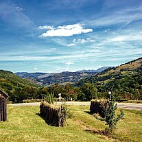 Karpatenrand Landschaft Pass Setref