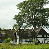 Reethäuser am Hafen