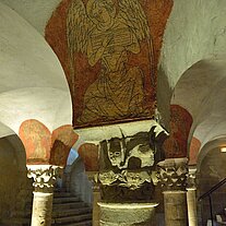 Detail an einer Säule