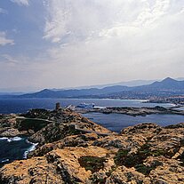 Blick über Ile Rousse