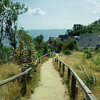 Weg ins Fischerdorf Vitt