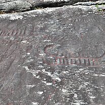 steinzeitliche Felsmalereien