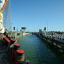 Ausfahrt ins Wattenmeer