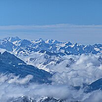 Weitblick Bergketten