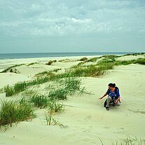 Gaby am Friesenstrand